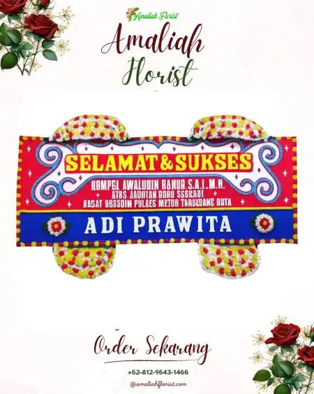 Papan Bunga Ucapan Selamat Kedokangabus